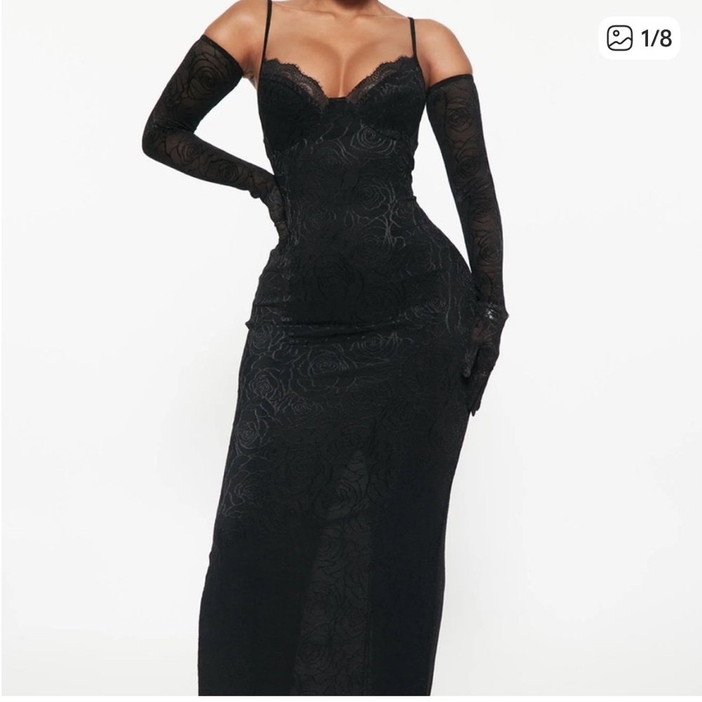Fashion Nova Black Maxi Dress